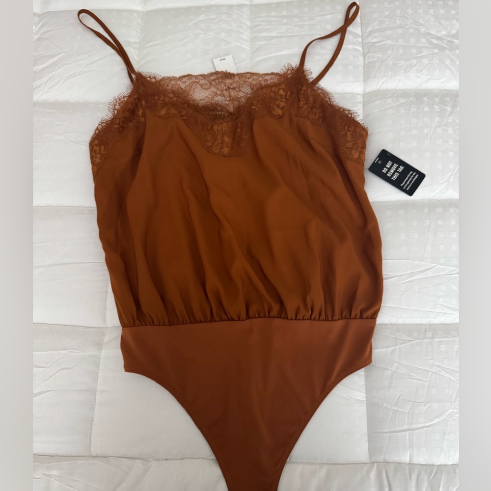 NWT Express orange bodysuit
